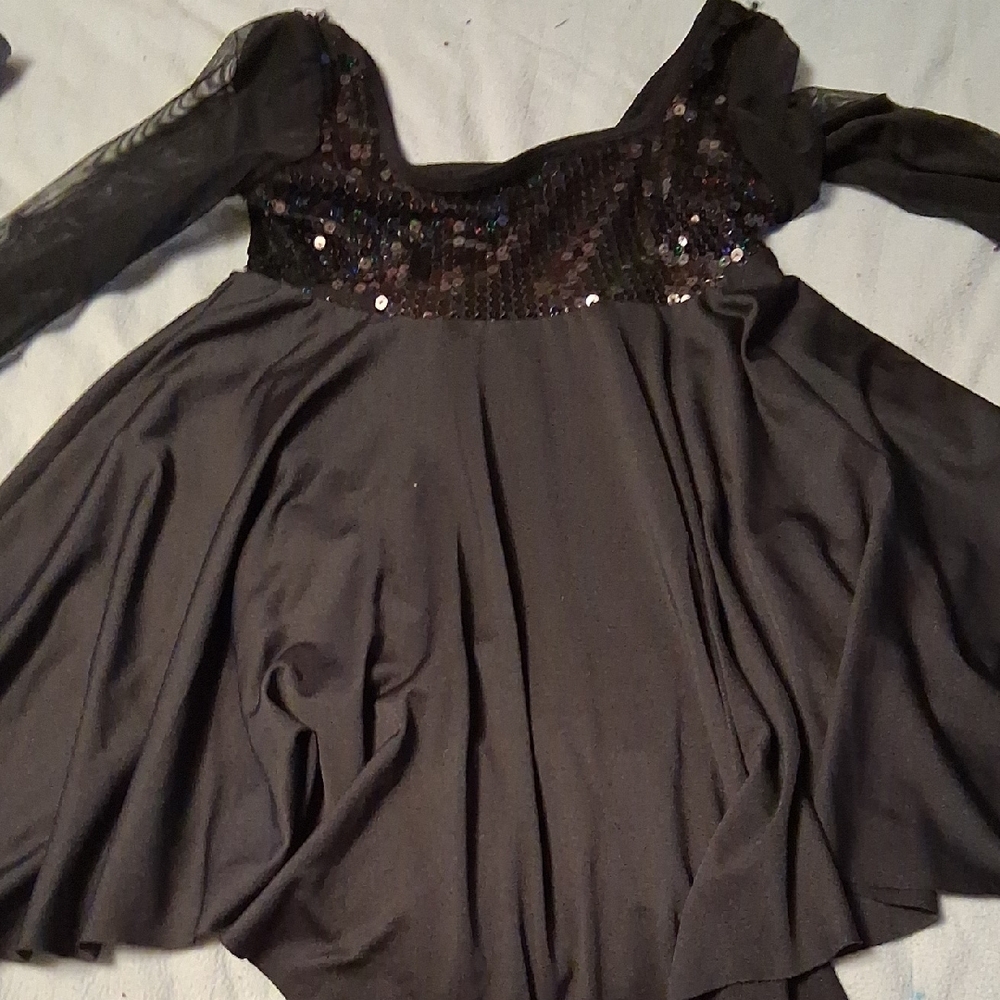 Elegant Black Sequin Women's Top